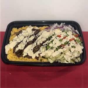 Gyro over Rice