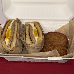 Sausage Breakfast Sandwich